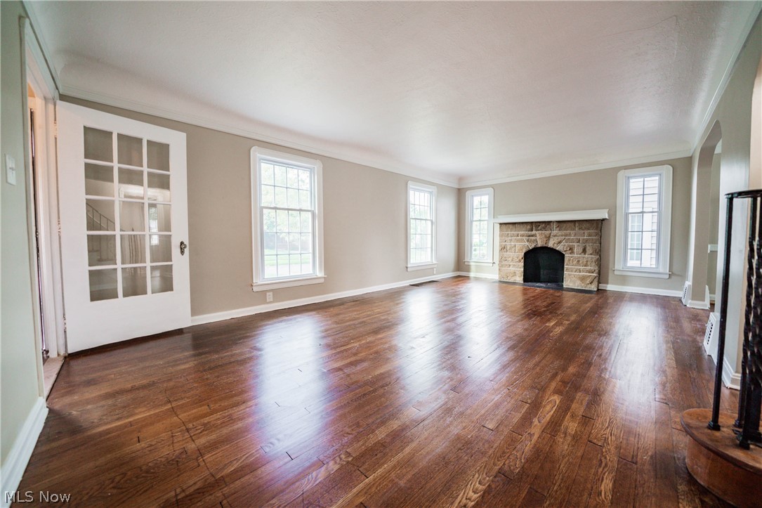 3441 Edison Road Cleveland Heights, OH 44121 - Photo 3 of 30 All new windows, and beautiful stone-faced fireplace