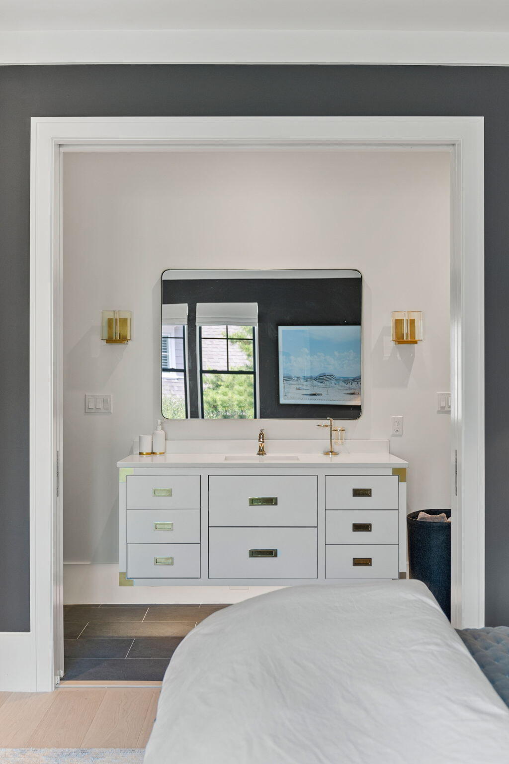 17 North Watch Tower Lane Watersound, FL 32461 - Photo 117 of 195 a bedroom with a bed and a flat screen tv