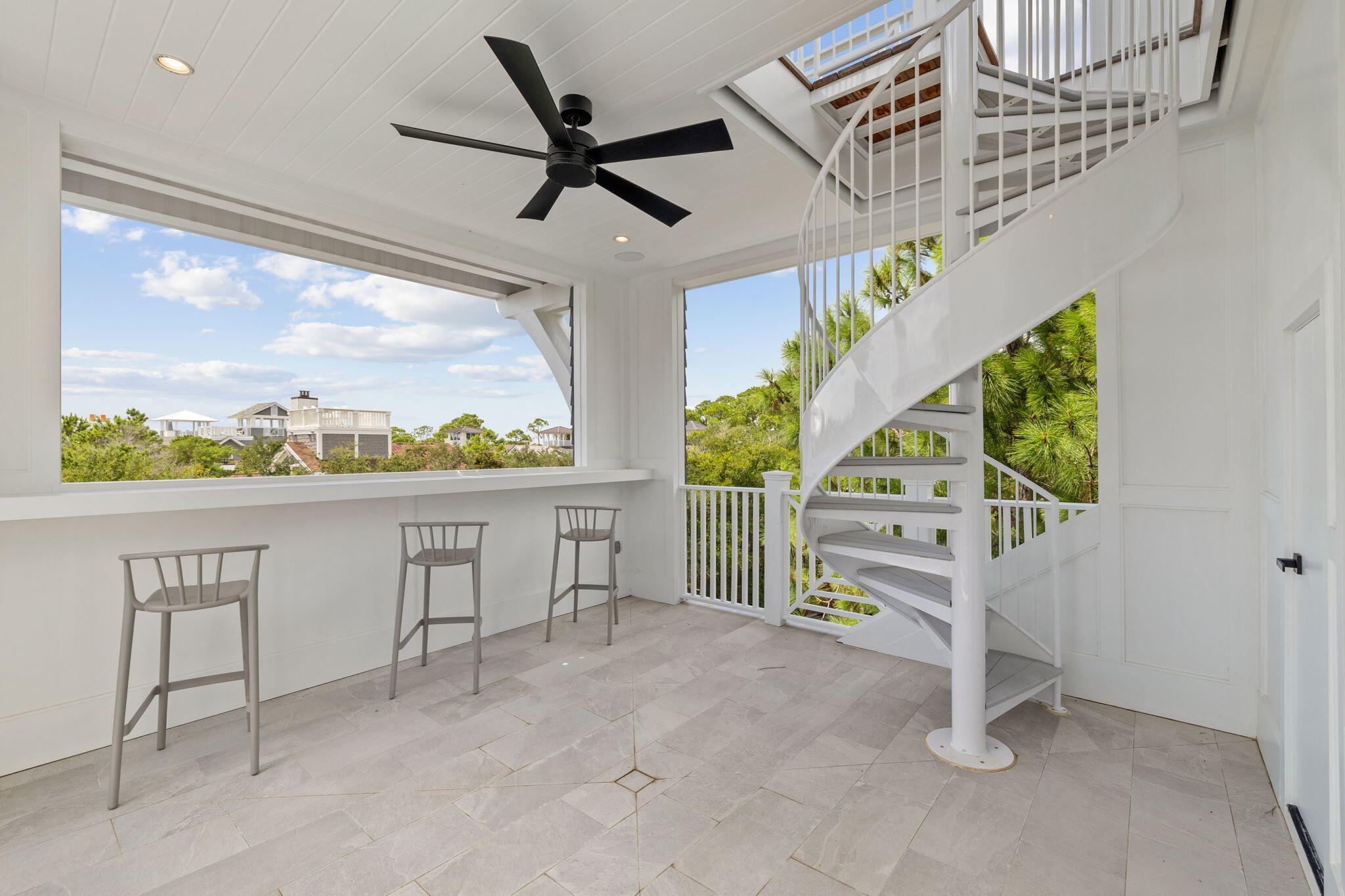 17 North Watch Tower Lane Watersound, FL 32461 - Photo 179 of 195 Covered balcony below tower