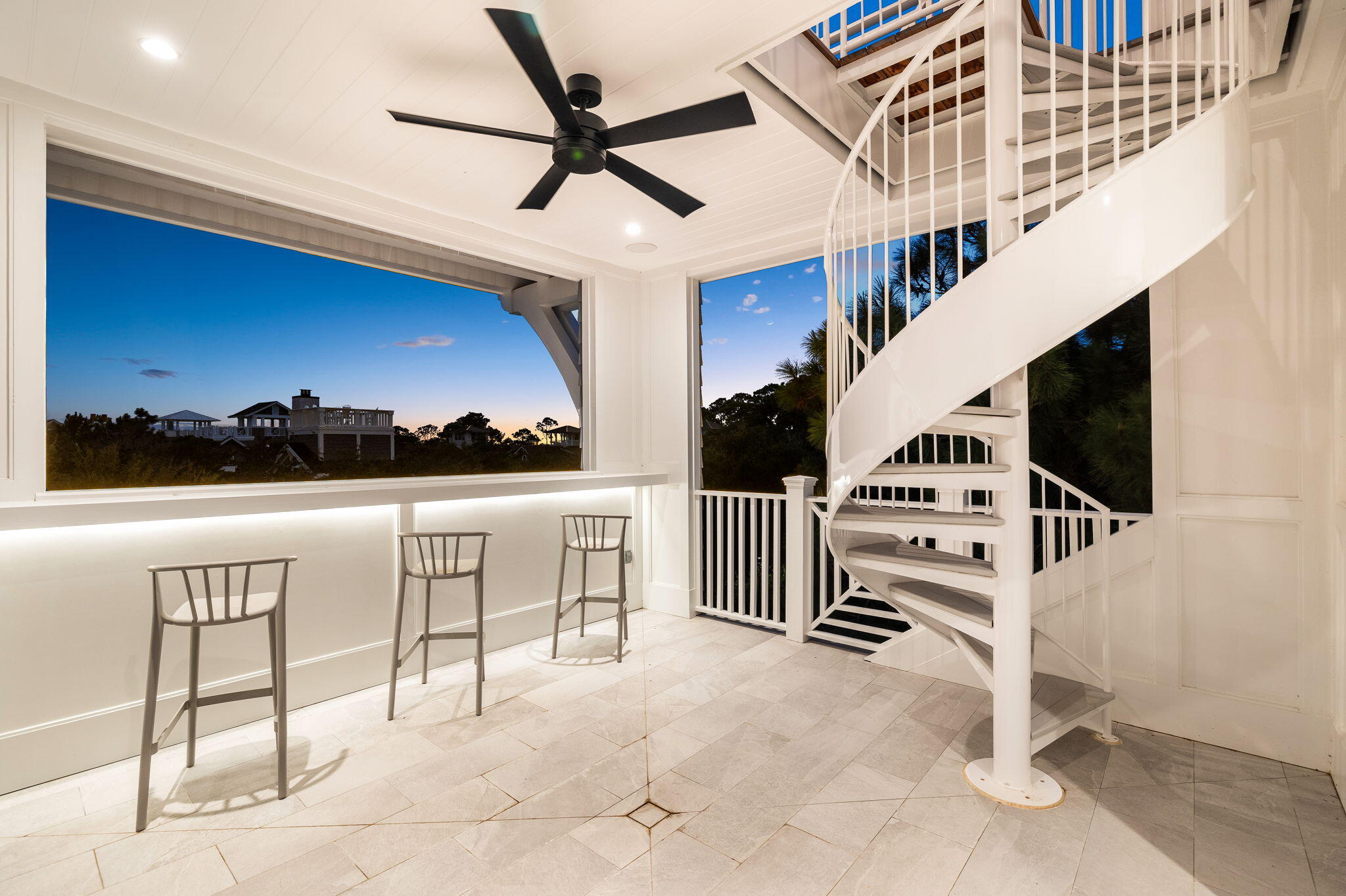 17 North Watch Tower Lane Watersound, FL 32461 - Photo 27 of 195 Covered balcony below tower.