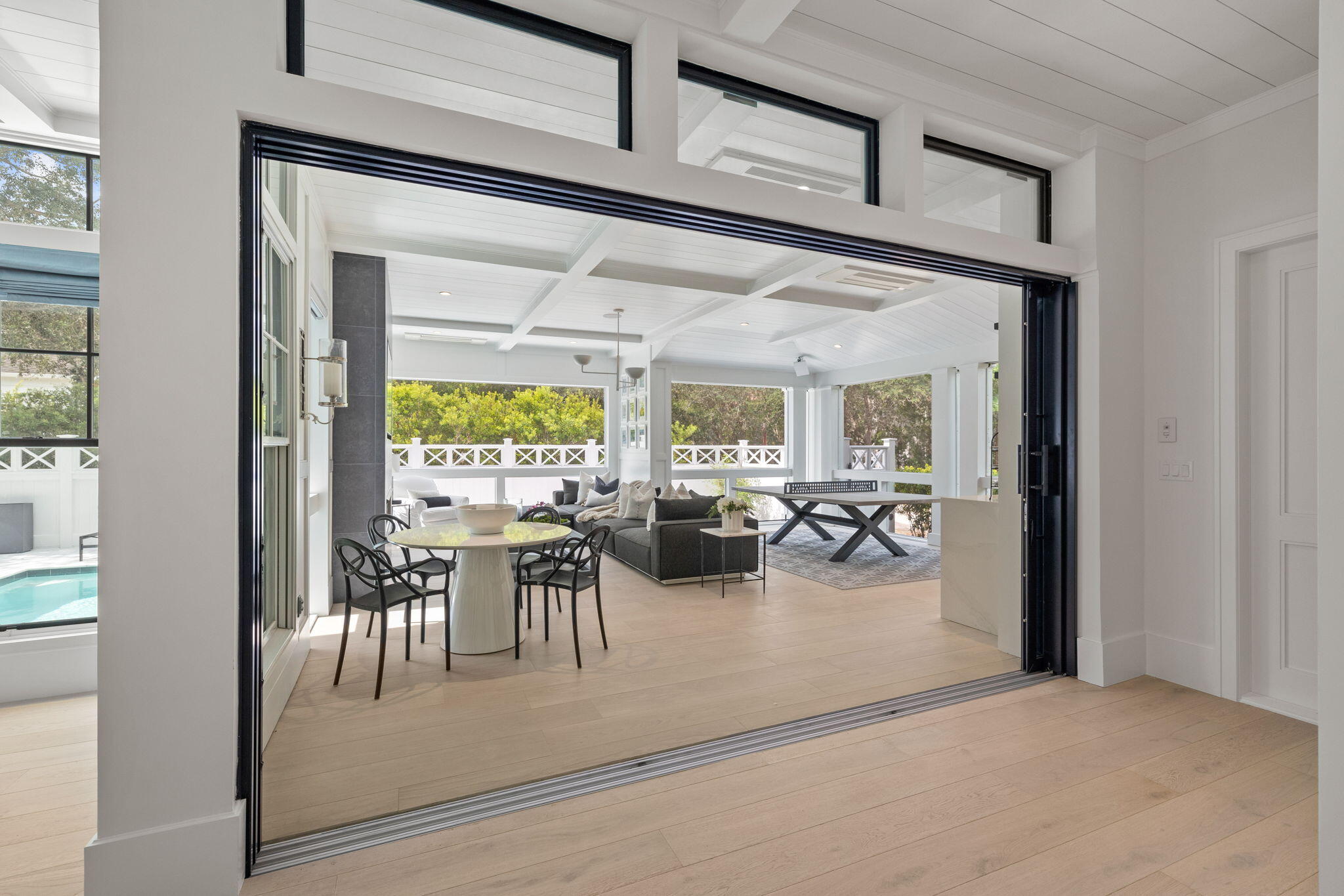 17 North Watch Tower Lane Watersound, FL 32461 - Photo 86 of 195 a view of a dining room with furniture window and outside view