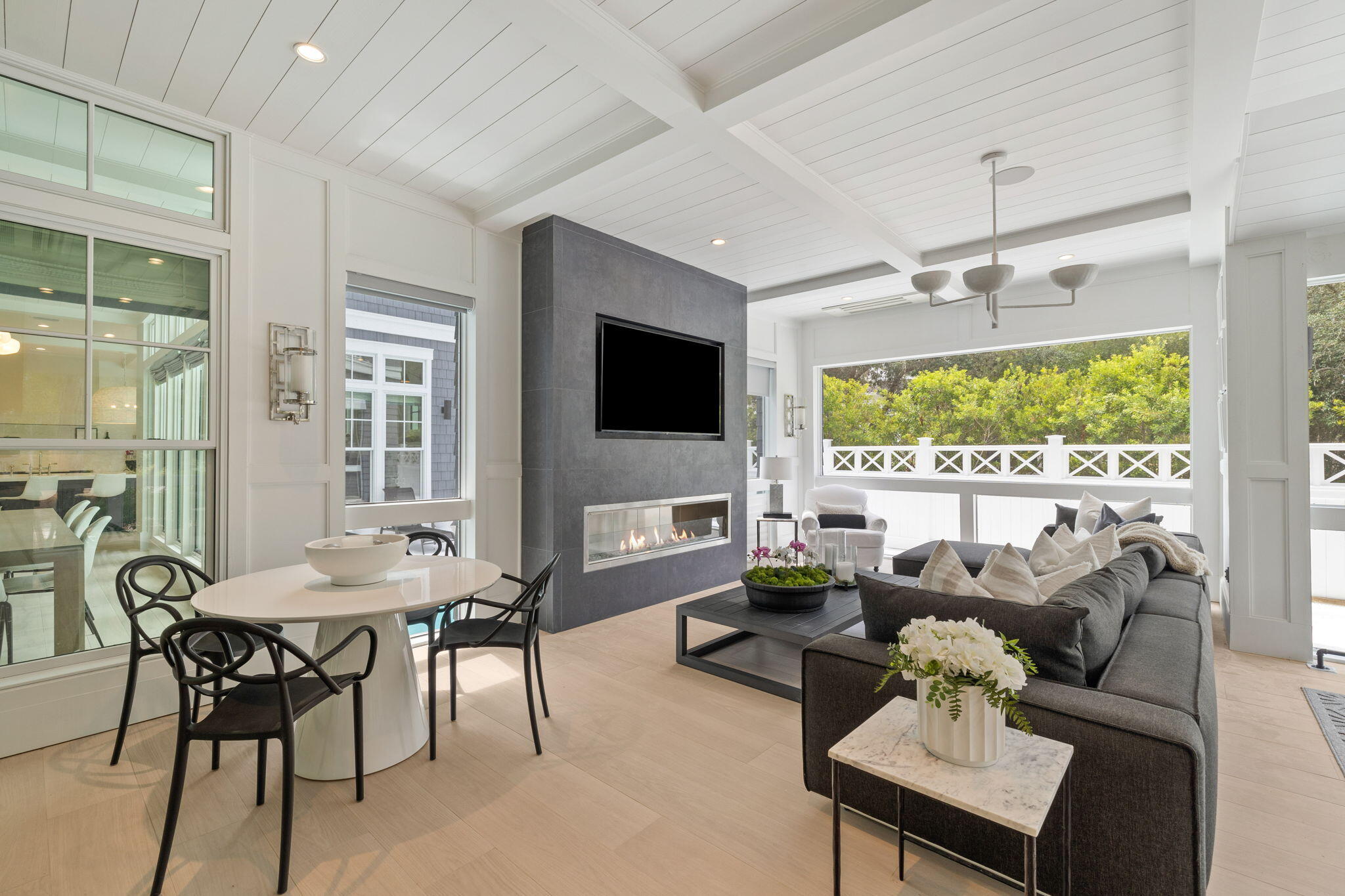 17 North Watch Tower Lane Watersound, FL 32461 - Photo 91 of 195 a living room with furniture and a flat screen tv