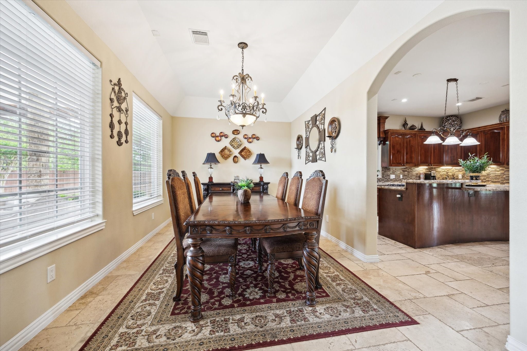 8917 Hawk Road Pearland, TX 77584 - Photo 11 of 33 a dining room with furniture and window