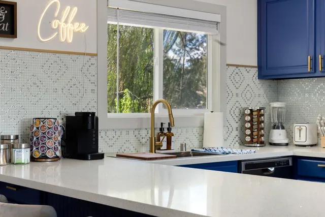 a view of wooden roof deck