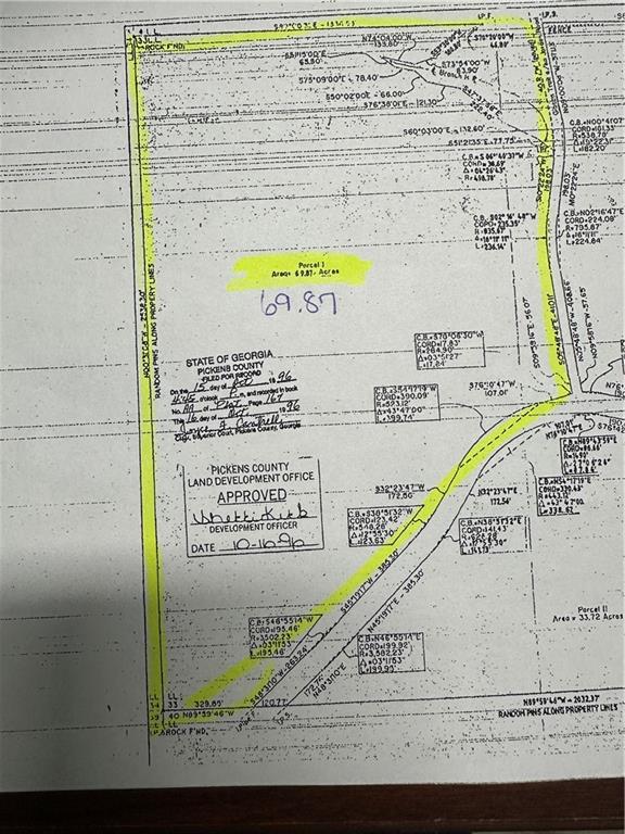 a view of a sign board