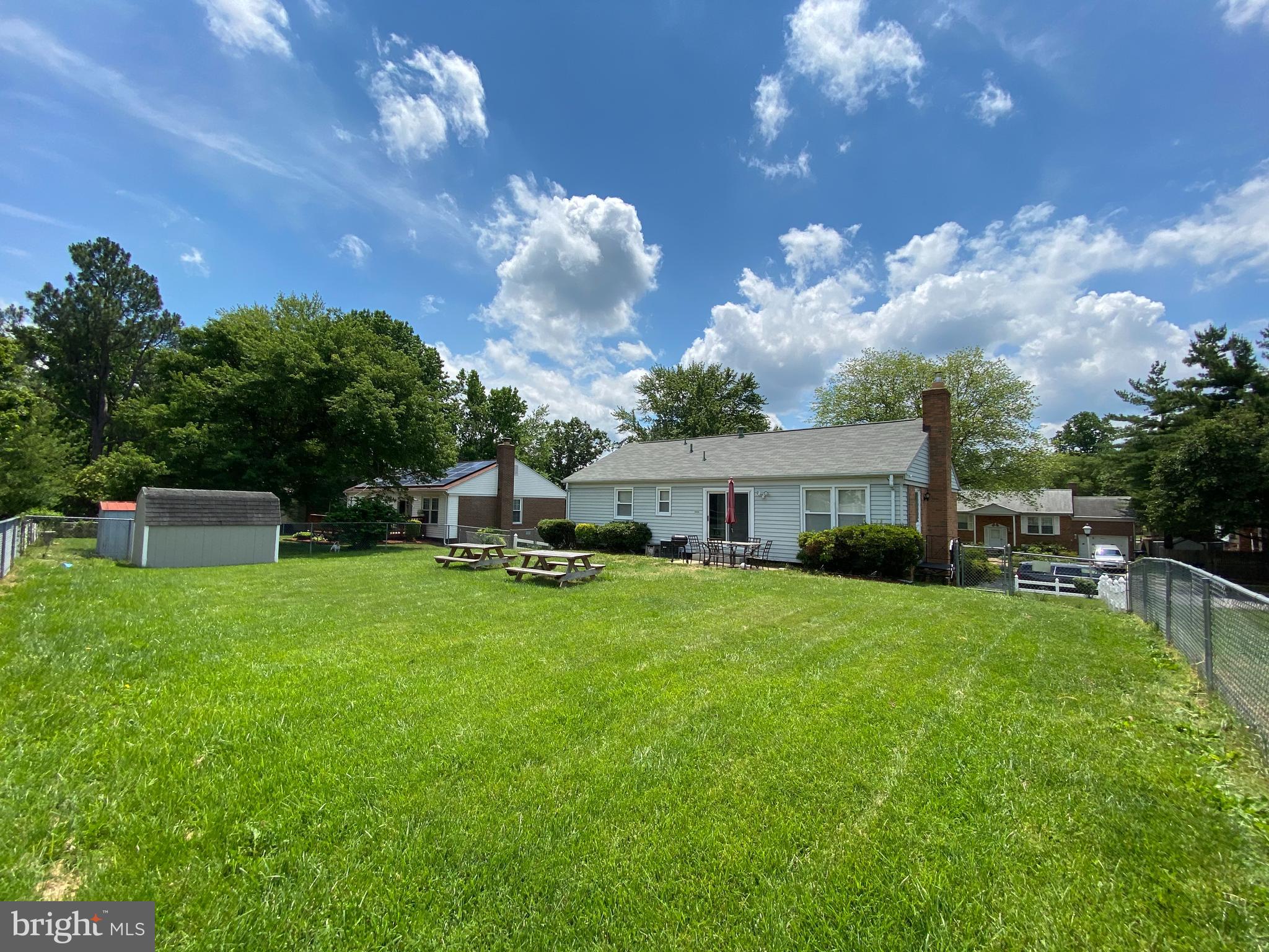 6102 Spell Road Clinton, MD 20735 - Photo 28 of 34 Level Fenced Back Yard for Entertaining