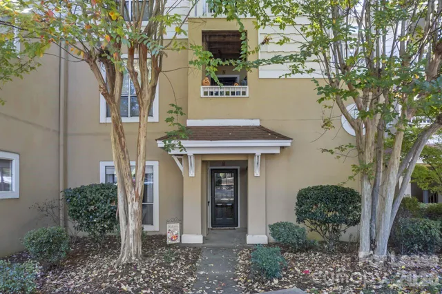 a view of a door of the house