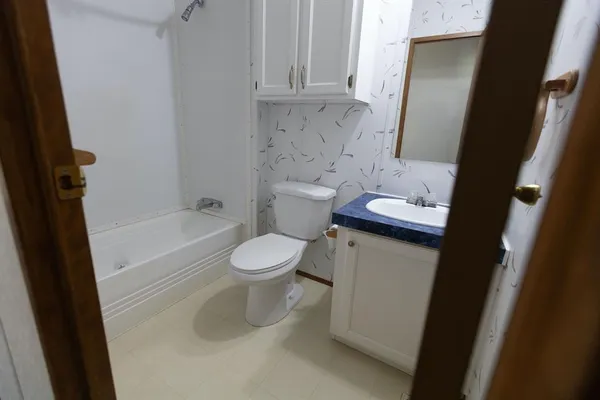 a bathroom with a sink and a toilet