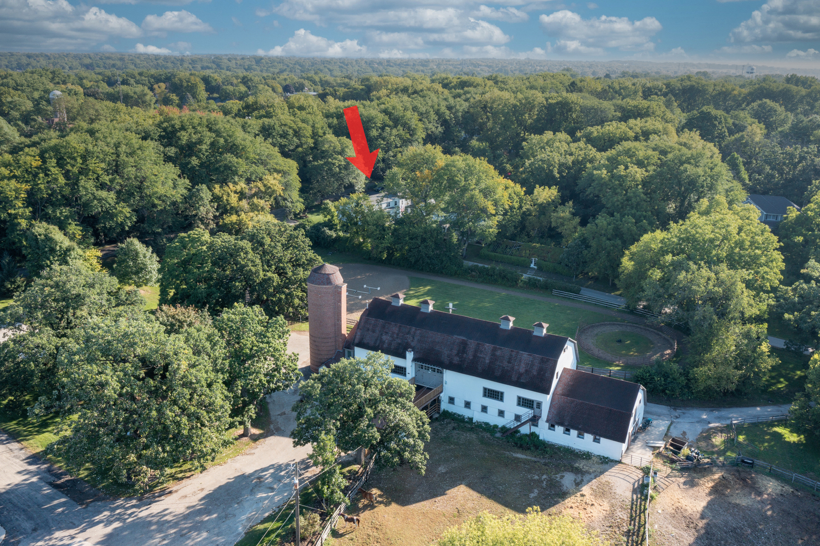 204 Country Commons Road Trout Valley, IL 60013 - Photo 40 of 58 an aerial view of a house with a yard and lake