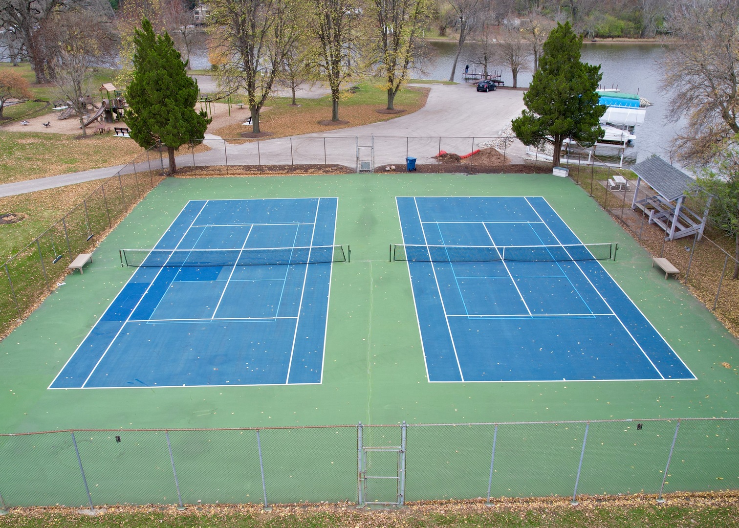 204 Country Commons Road Trout Valley, IL 60013 - Photo 48 of 58 a view of yard tennis court