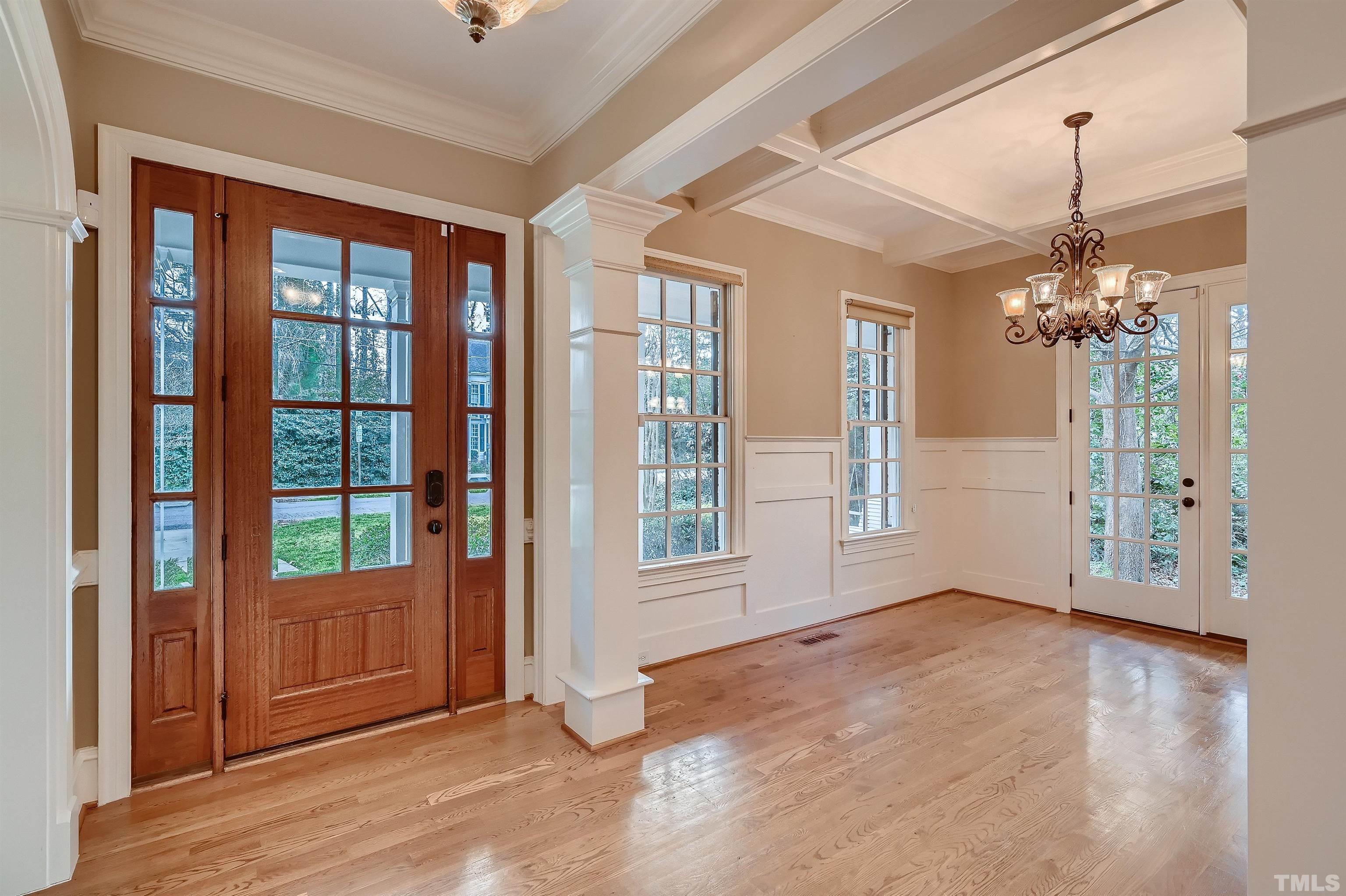 2714 Rosedale Avenue Raleigh, NC 27607 - Photo 3 of 28 a view of an empty room with window and hardwood floor