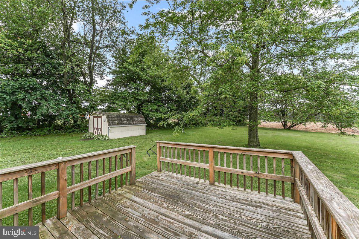252 Althouse Road Cochranville, PA 19330 - Photo 25 of 28 a view of balcony with deck and a garden