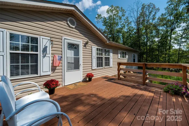 a house view with a seating space
