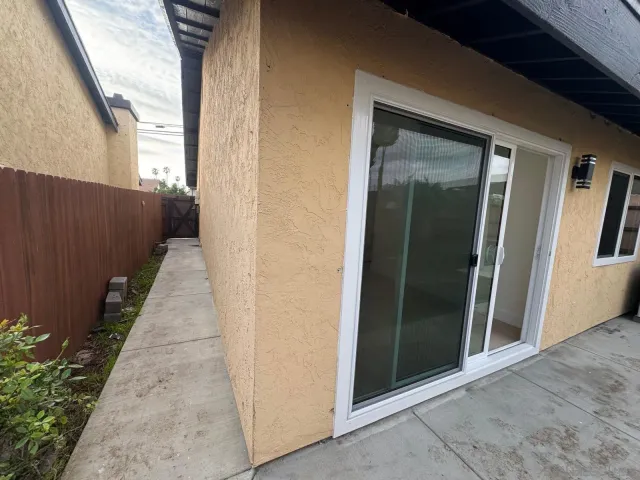 a view of a pathway of a house