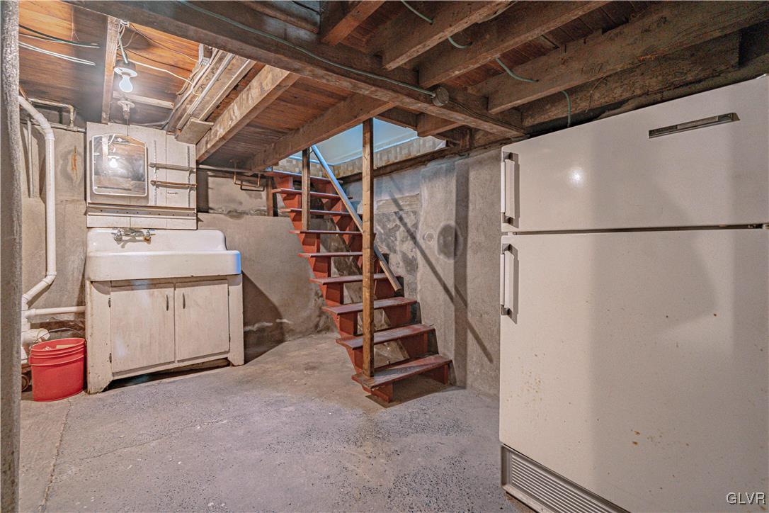 111 Maple Street Coplay, PA 18037 - Photo 29 of 38 a view of storage and utility room with stairs