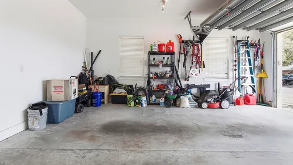 a view of a storage room with a lot of stuff