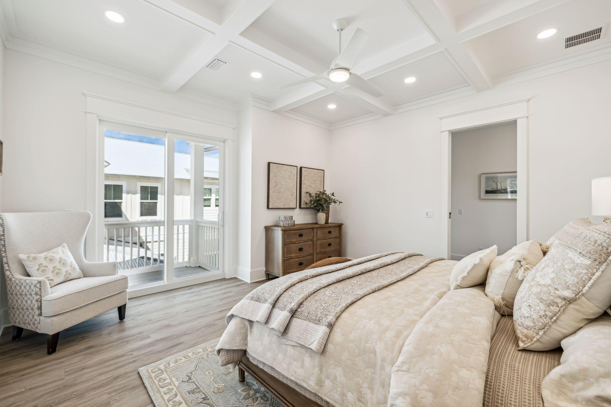 33 Grayton Boulevard Santa Rosa Beach, FL 32459 - Photo 28 of 48 a bedroom with a large bed and a couch