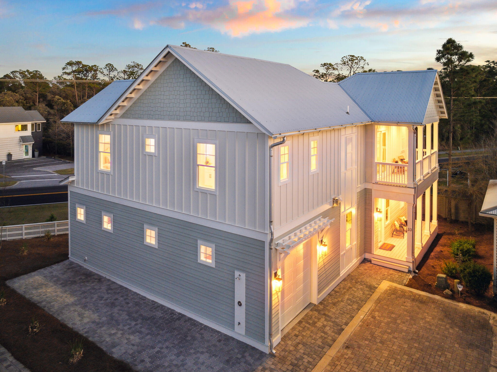 33 Grayton Boulevard Santa Rosa Beach, FL 32459 - Photo 43 of 48 a view of a house with a floor to ceiling window and wooden floor