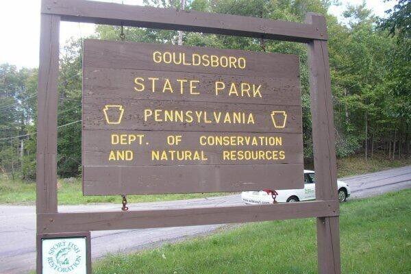 218 State Pk Road Gouldsboro, PA 18424 - Photo 18 of 22 a sign broad on the side of the road