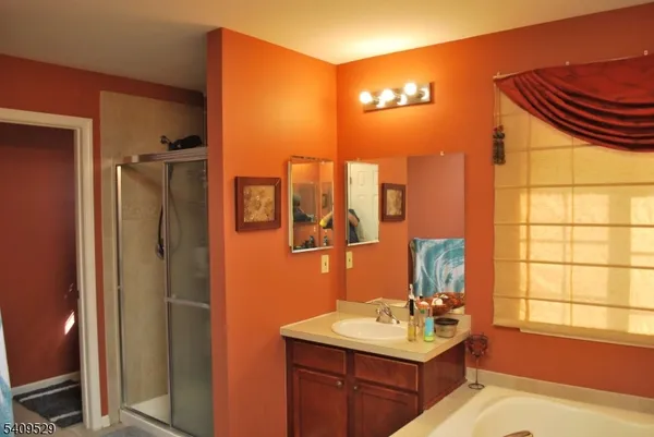 a bathroom with a sink and a bathtub