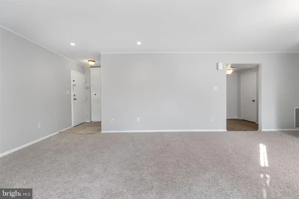 a view of an empty room