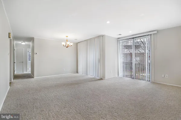 a view of a livingroom with a staircase