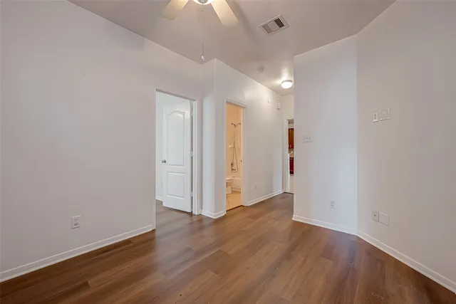 wooden floor in an empty room