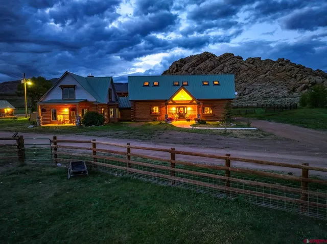 a view of an ocean with a mountain