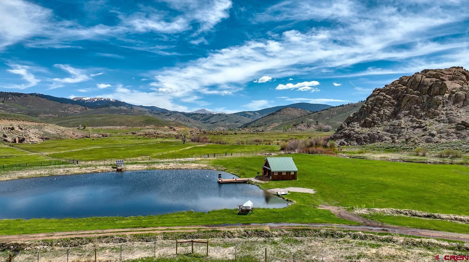 5291 County Road 76 Parlin, CO 81239 - Photo 26 of 45 a view of a lake with a mountain