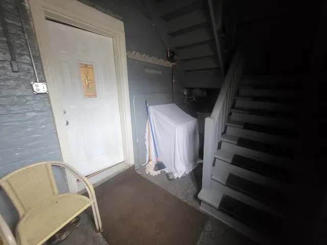 a room with storage and utility