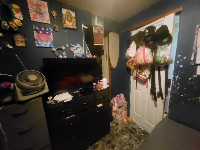 a view of a room with toys