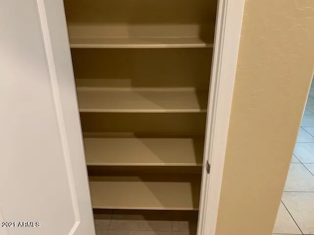 a close view of closet