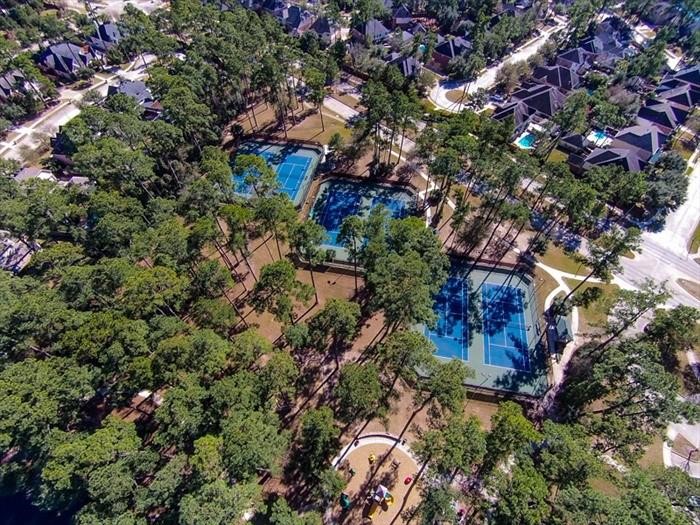 8827 Leaning Hollow Lane Spring, TX 77379 - Photo 46 of 49 Lighted tennis courts