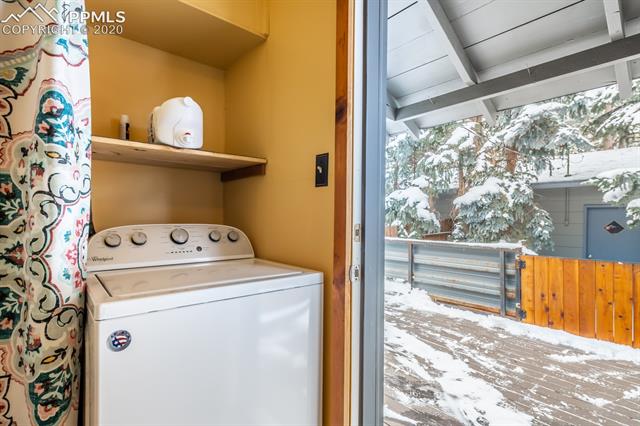 9050 Picabo Road Cascade, CO 80809 - Photo 20 of 40 Laundry room has it's own door- perfect for a mudroom