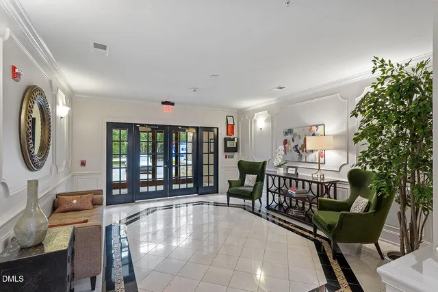 a very nice looking room with a large window