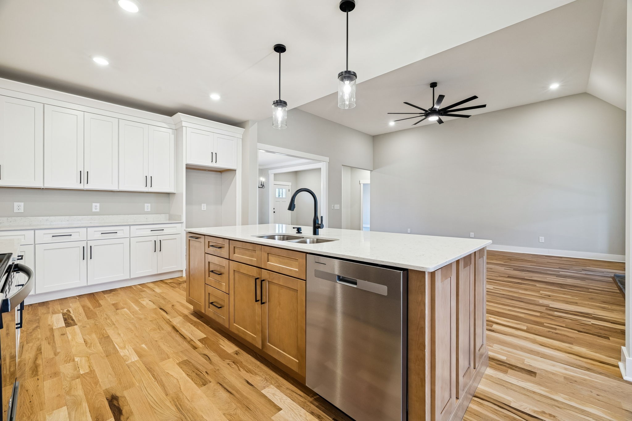 1183 Hangar Road Springfield, TN 37172 - Photo 15 of 69 a kitchen with a sink stainless steel appliances and cabinets