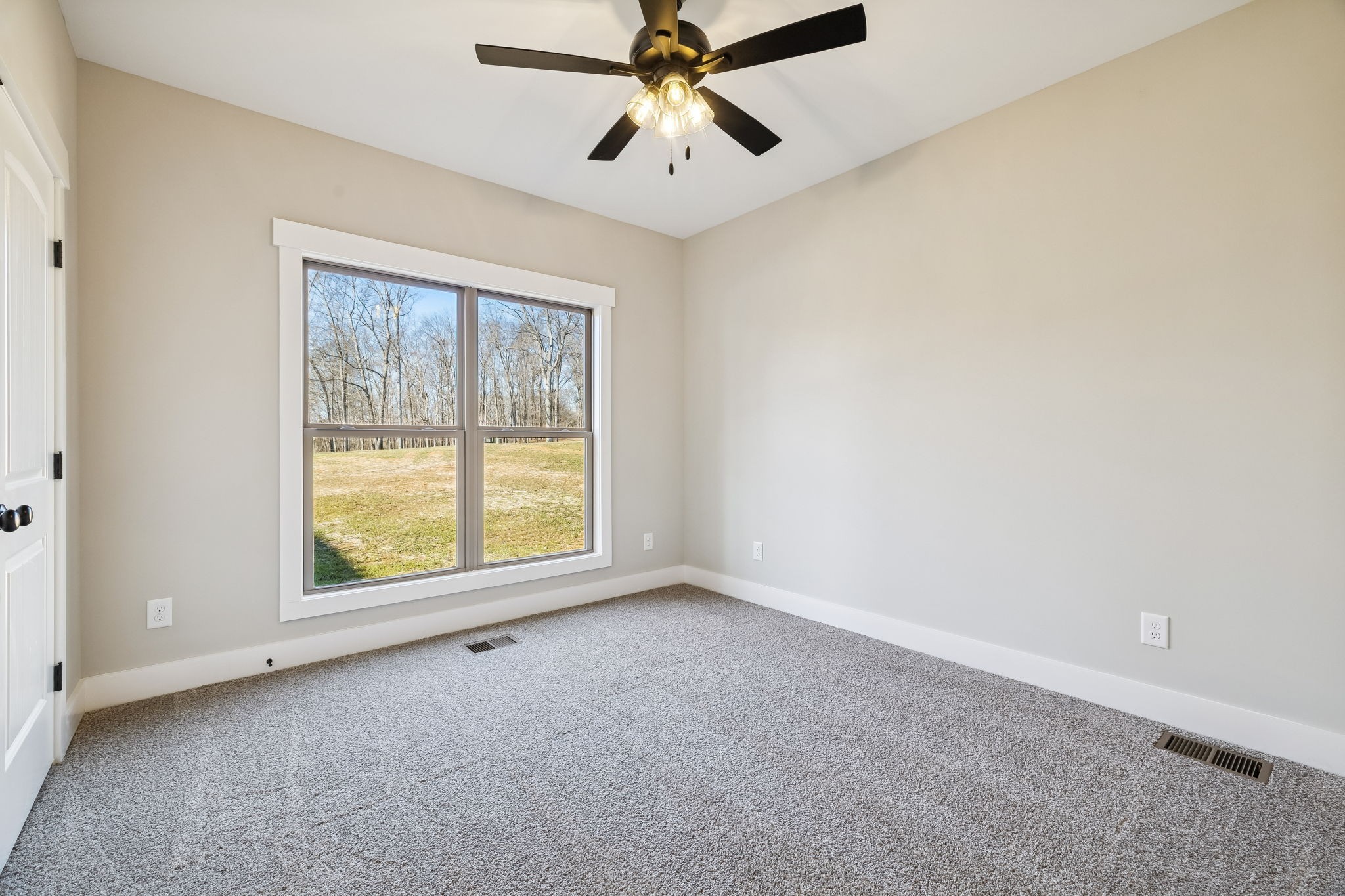 1183 Hangar Road Springfield, TN 37172 - Photo 35 of 69 an empty room with chandelier fan and windows