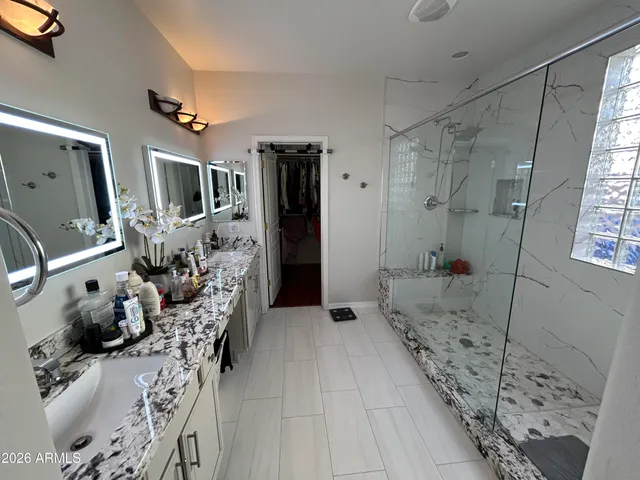 a very nice looking room with a large window