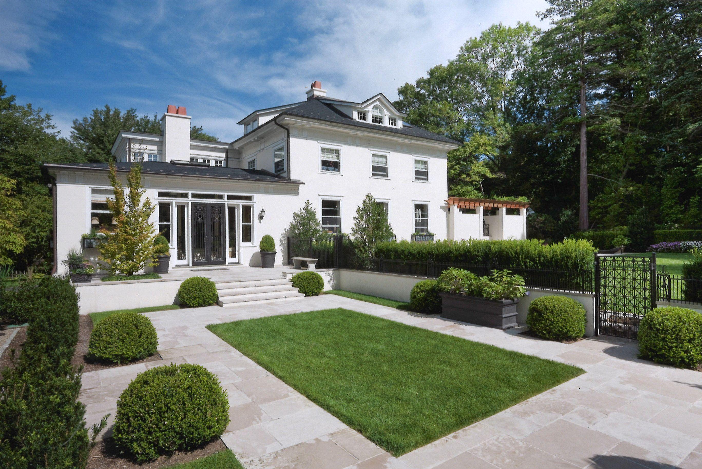39 Old Farm Road Darien, CT 06820 - Photo 2 of 36 a front view of a house with a yard