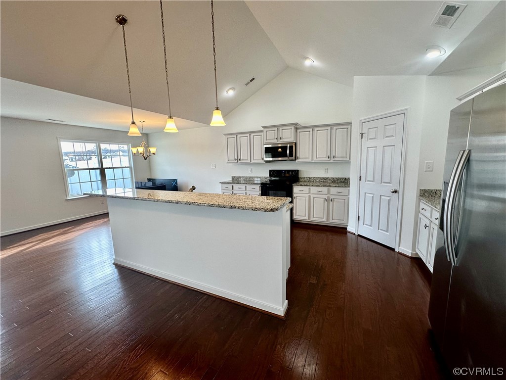 3314 Kennington Park Road Aylett, VA 23009 - Photo 6 of 36 a kitchen with stainless steel appliances a refrigerator sink and microwave