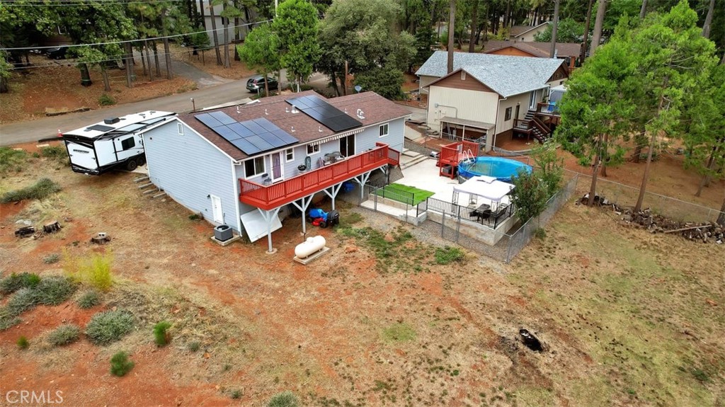 14141 Racine Circle Magalia, CA 95954 - Photo 51 of 53 an aerial view of a house with swimming pool and sitting area