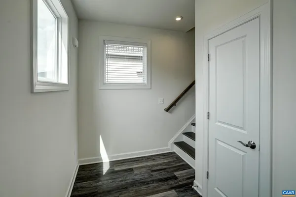 a view of an entryway with staircase