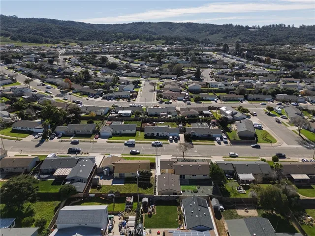 an aerial view of a city with lots of residential buildings