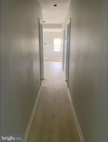 a view of a room with door