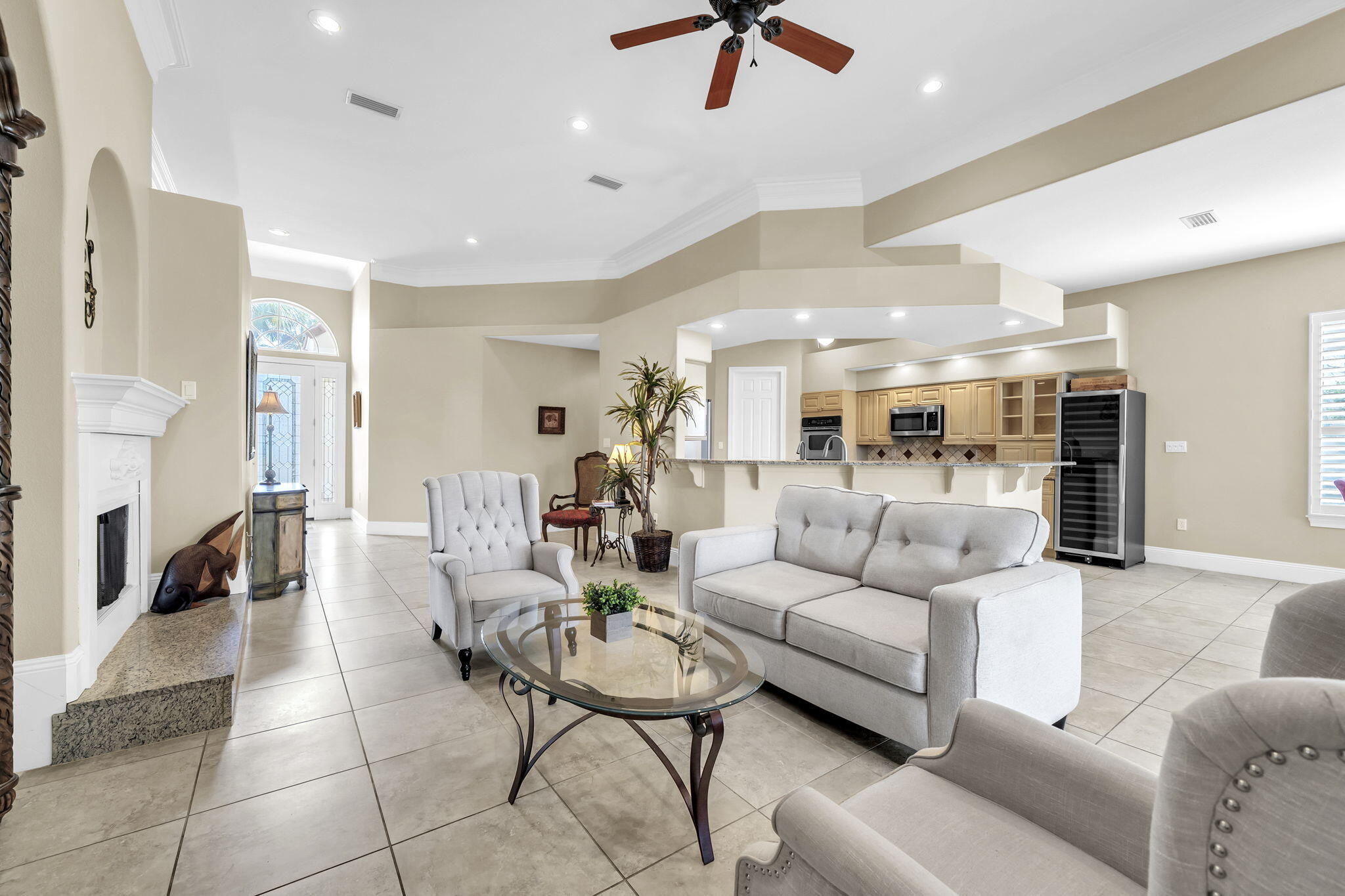 4595 Sailmaker Lane Destin, FL 32541 - Photo 6 of 50 a living room with furniture and kitchen view