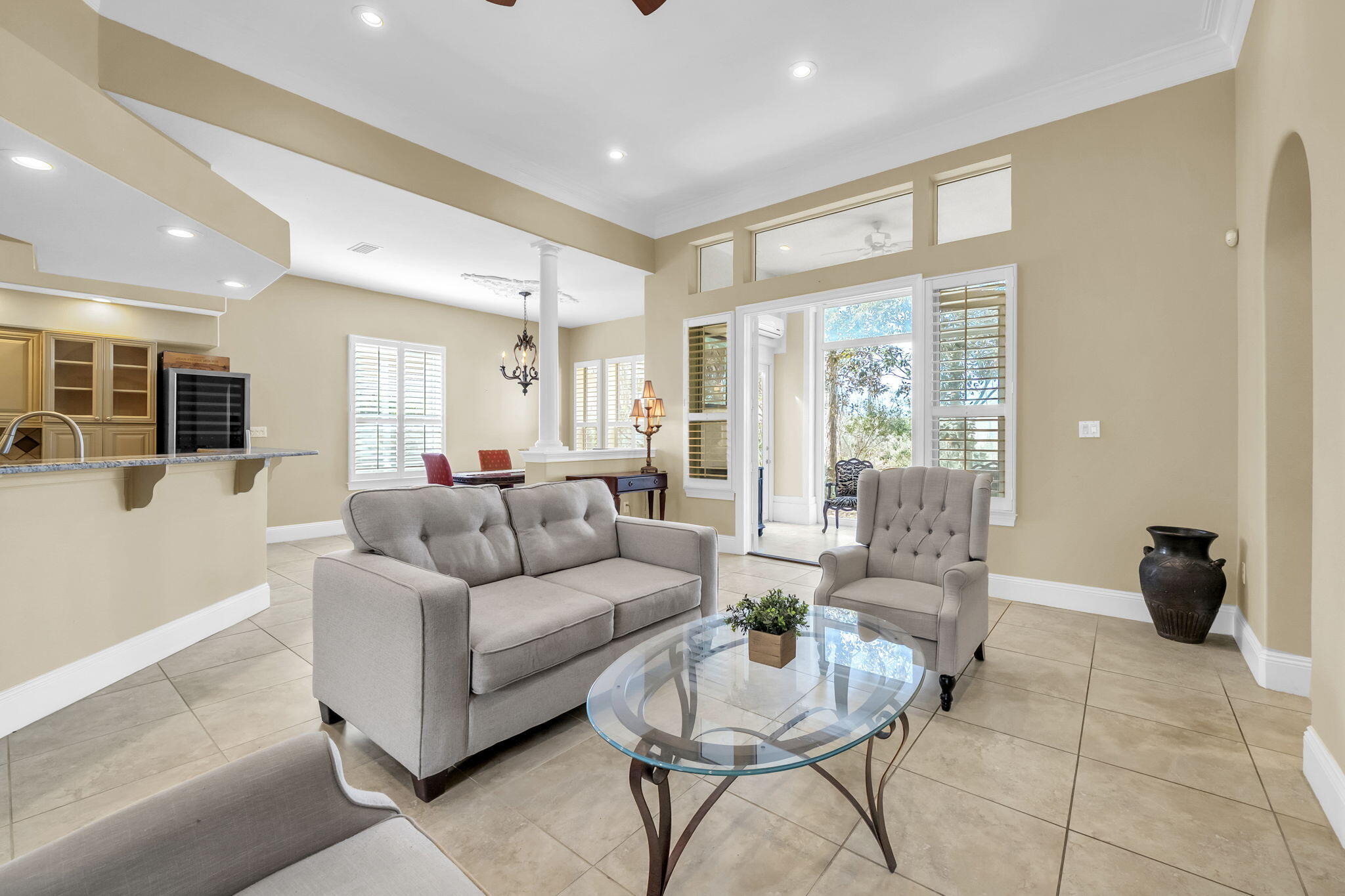 4595 Sailmaker Lane Destin, FL 32541 - Photo 8 of 50 a living room with furniture and a large window