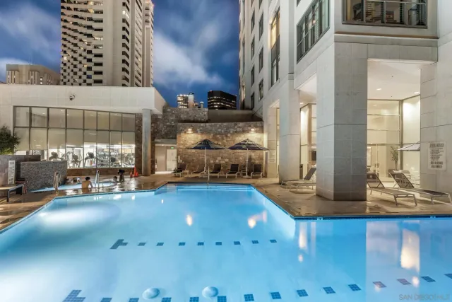 a view of a swimming pool