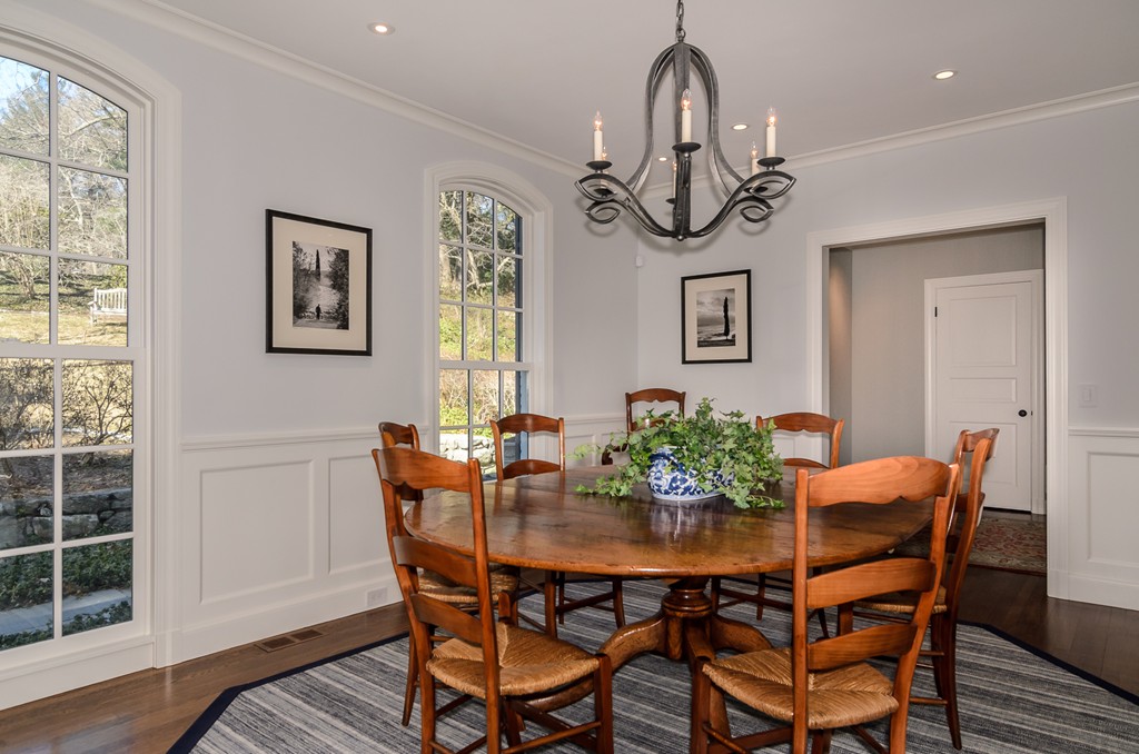 21 Carisbrooke Road Wellesley, MA 02481 - Photo 7 of 18 a view of a dining room with furniture window and wooden floor