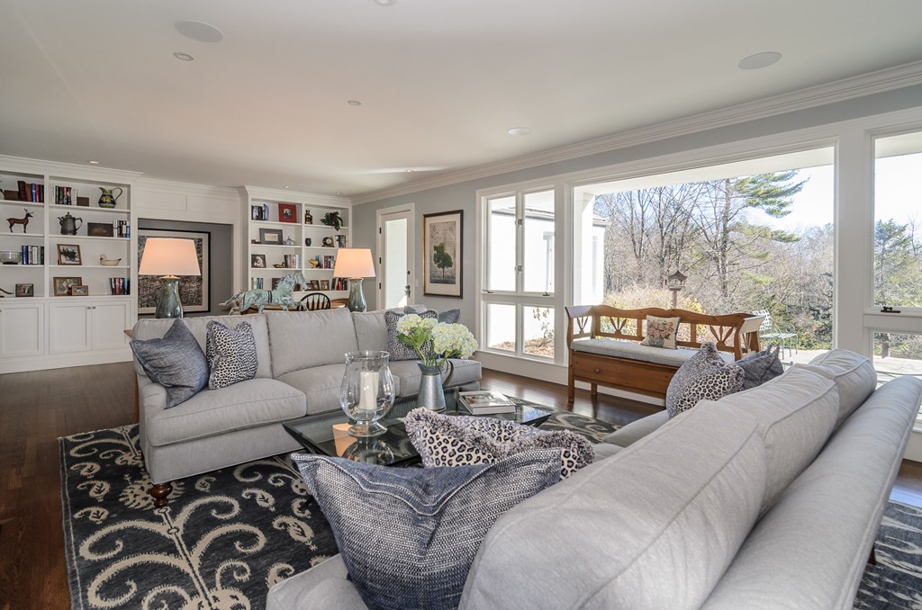 21 Carisbrooke Road Wellesley, MA 02481 - Photo 8 of 18 a living room with furniture and a large window