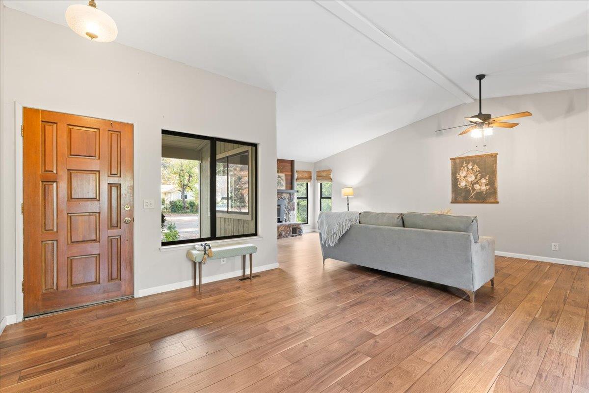 561 Blight Road Grass Valley, CA 95945 - Photo 12 of 44 a living room with furniture and wooden floor
